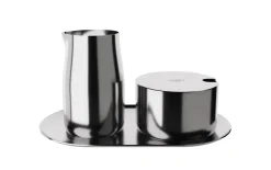 Zucker-Sahne-Set, stainless steel polished, 3-teilig