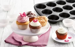 12er Muffinform Creativ in schwarz