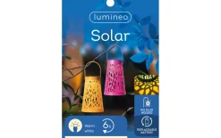 Solar Laterne, mehrfarbig